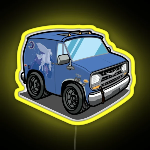 Guinevere The Van RGB Neon Sign