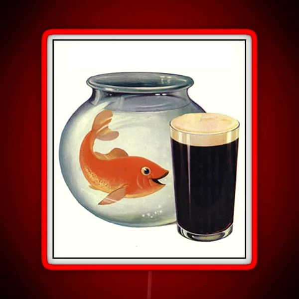 Guinness Drink Like A Fish RGB Neon Sign