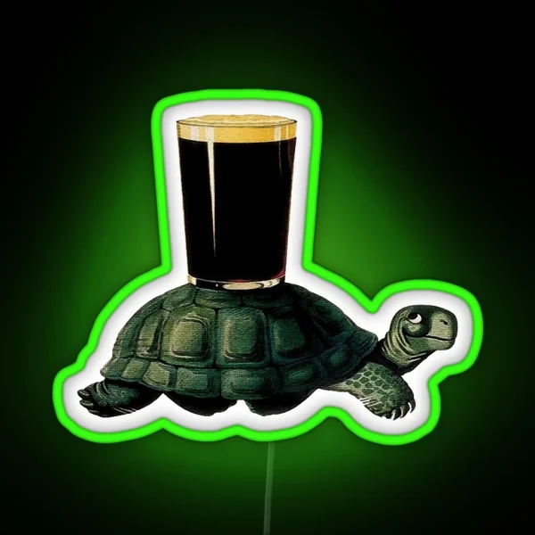 Guinness Tortoise RGB Neon Sign