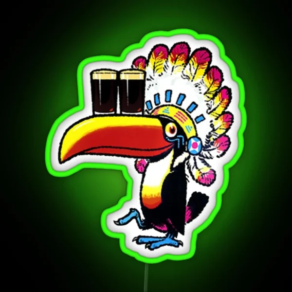 Guinness Toucan Chief RGB Neon Sign