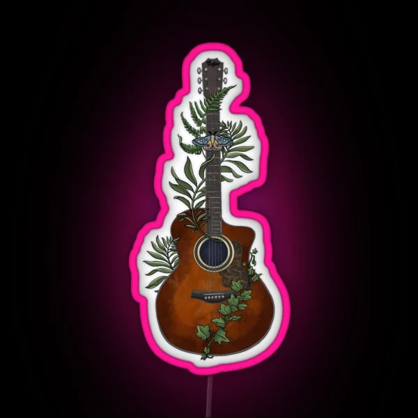 Guitar From The Last Of Us RGB Neon Sign