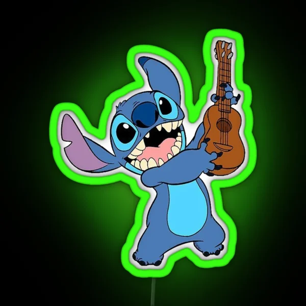 Guitar Player 21 RGB Neon Sign