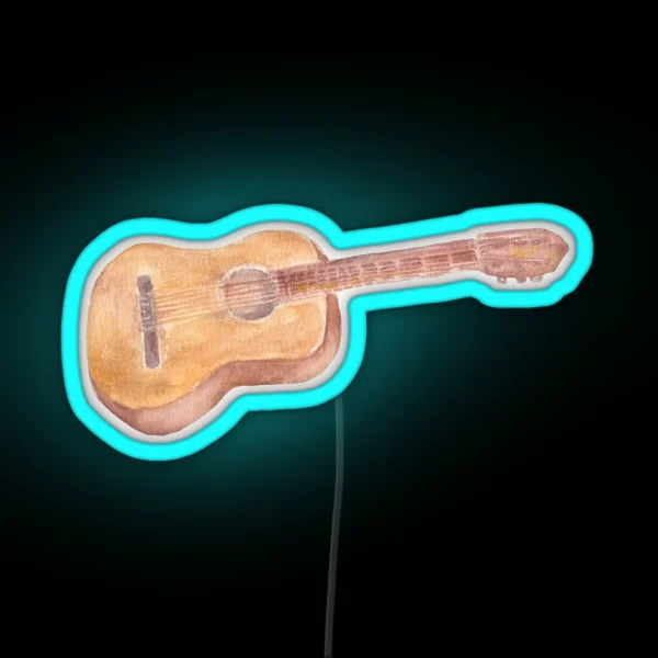 Guitar RGB Neon Sign