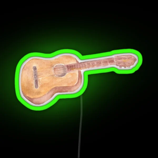 Guitar RGB Neon Sign