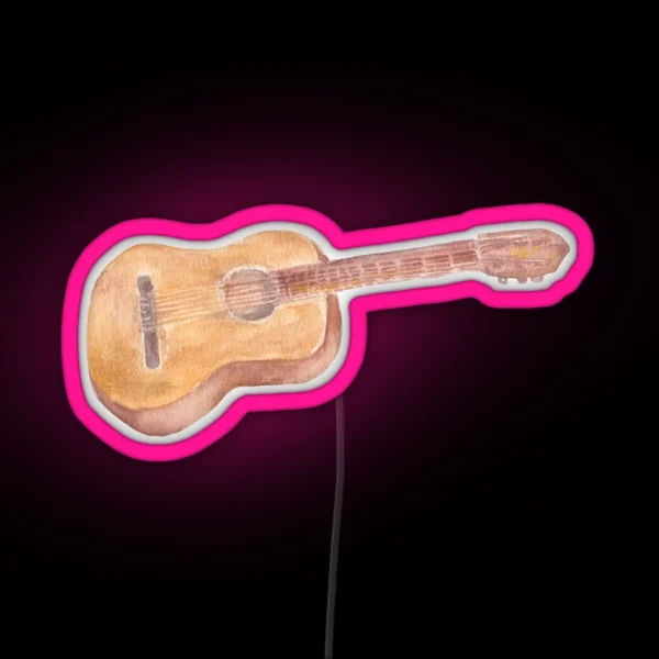 Guitar RGB Neon Sign
