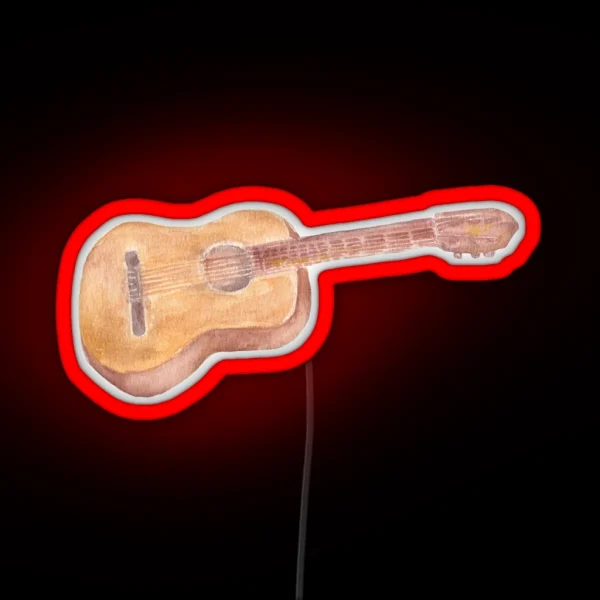 Guitar RGB Neon Sign