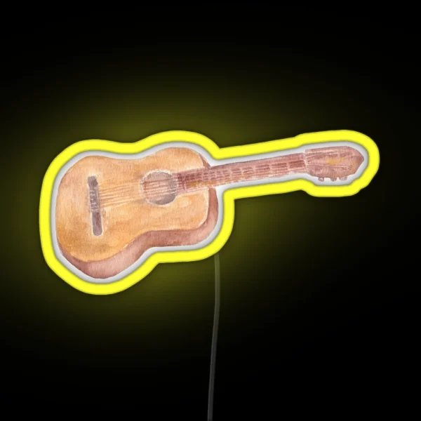 Guitar RGB Neon Sign