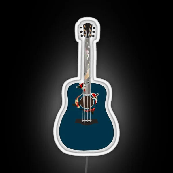 Guitar Taylor Swift Koi Fish RGB Neon Sign