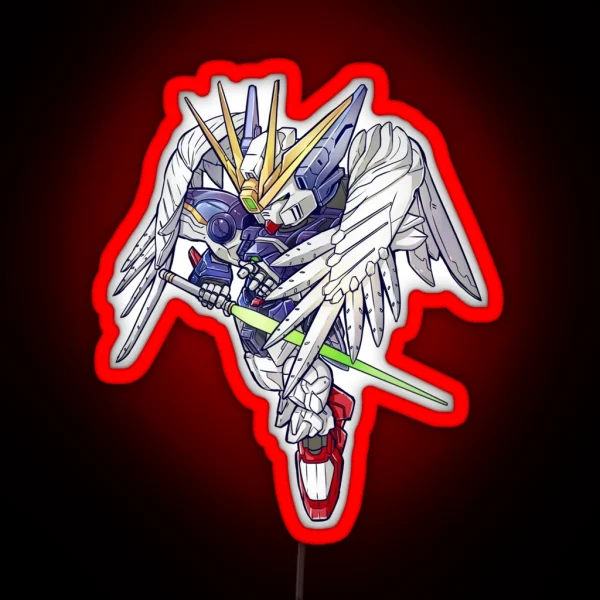 Gundam Wing Deform RGB Neon Sign