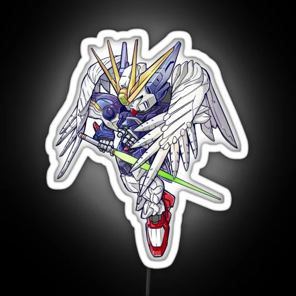 Gundam Wing Deform RGB Neon Sign