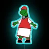 Energetic Neon Sign Illuminating Passionate Arsenal Football Club's Legendary Mascot