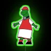 Neon Arse Logo Decoration - Gunnersaurus LED Sign for Football Fans
