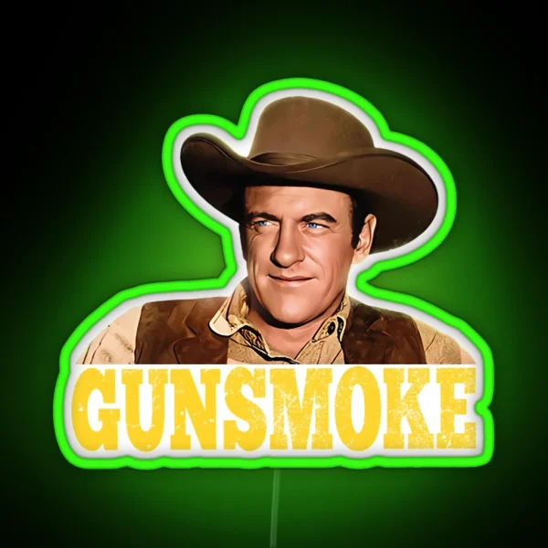 Gunsmoke Matt Dillon Led RGB Neon Sign