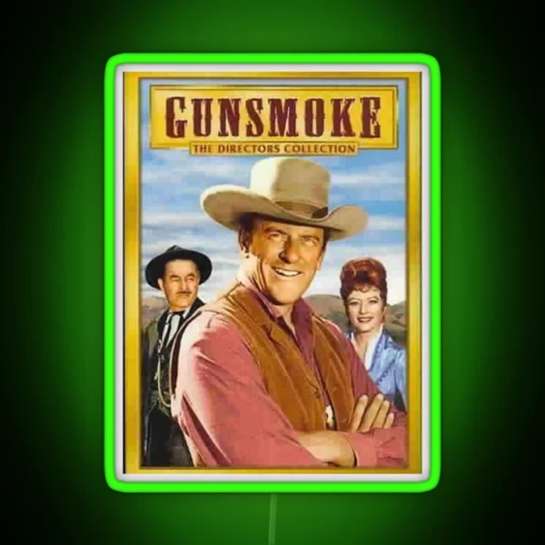 Gunsmoke RGB Neon Sign