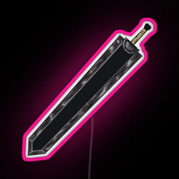 Guts Sword Dragon Slayer RGB Neon Sign