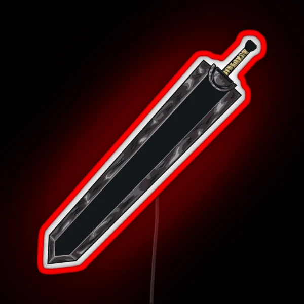 Guts Sword Dragon Slayer RGB Neon Sign