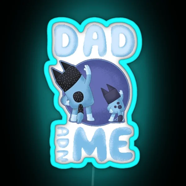 Gymnastics DAD RGB Neon Sign