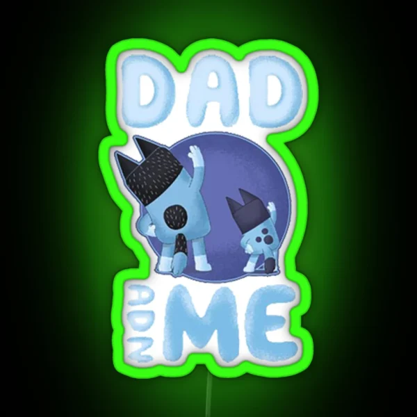 Gymnastics DAD RGB Neon Sign