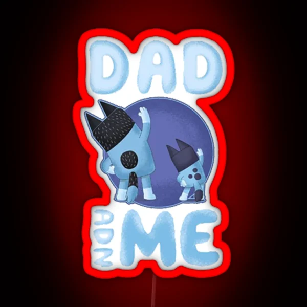 Gymnastics DAD RGB Neon Sign