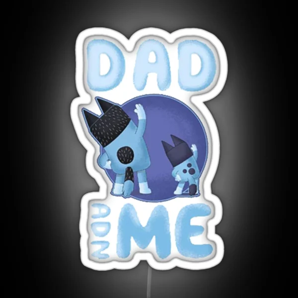 Gymnastics DAD RGB Neon Sign