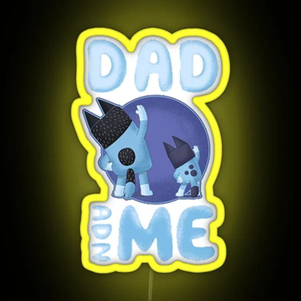 Gymnastics DAD RGB Neon Sign