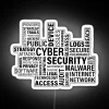Protect Your Digital Realm with Bold Hacker Cyber Security Sign
