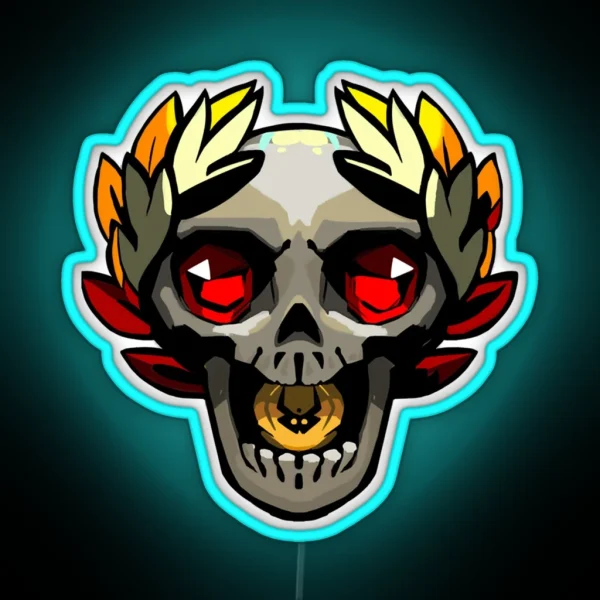 Hades Game Skull Gift RGB Neon Sign