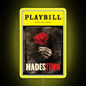 Hadestown The Musical Led Broadway Musicals Led Hades Town Flower Led RGB Neon Sign