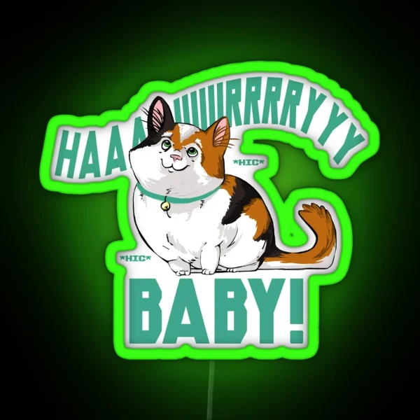 Hairy Baby RGB Neon Sign