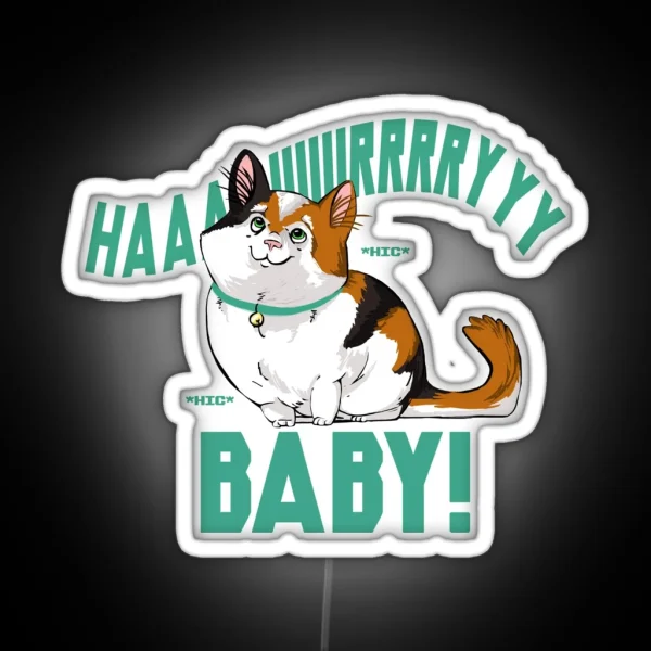 Hairy Baby RGB Neon Sign