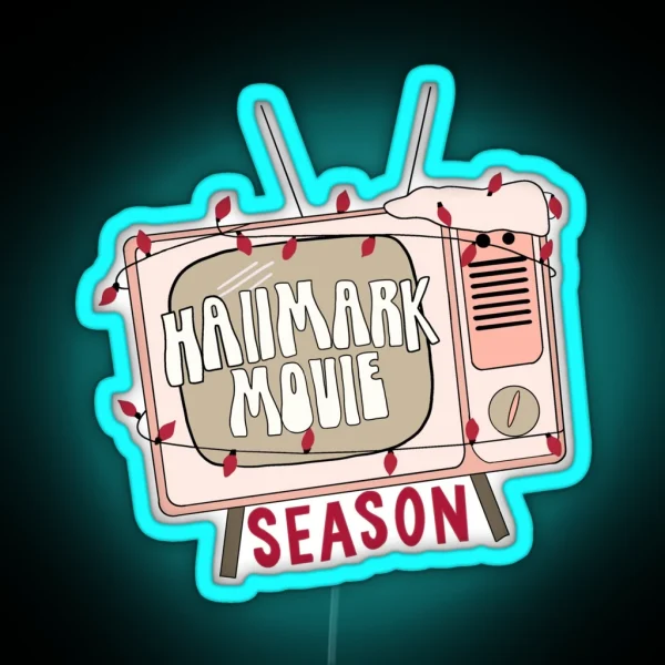 Hallmark Movie Season RGB Neon Sign