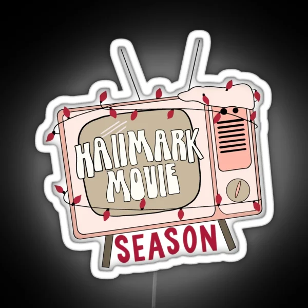 Hallmark Movie Season RGB Neon Sign