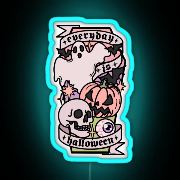 Halloween Everyday RGB Neon Sign