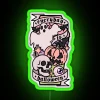Vibrant Halloween decorations with every day use neon RGB lighting