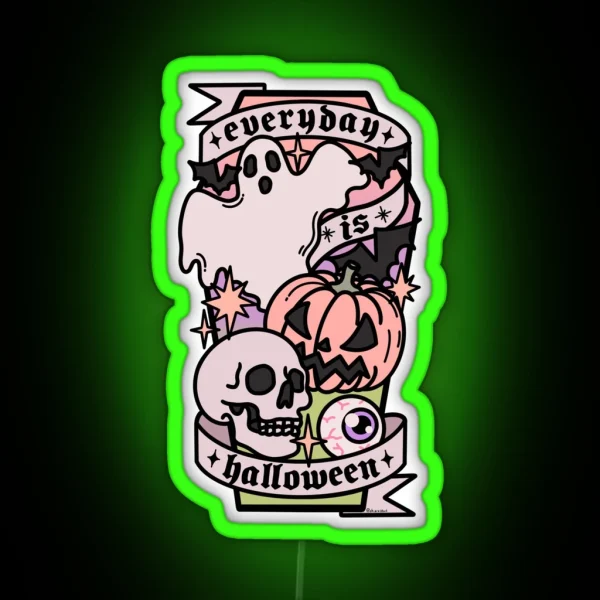 Halloween Everyday RGB Neon Sign