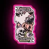 Vibrant RGB Color Changing Neon Sign for Any Halloween Night Atmosphere.
