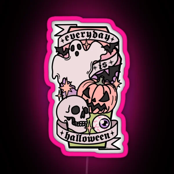 Halloween Everyday RGB Neon Sign