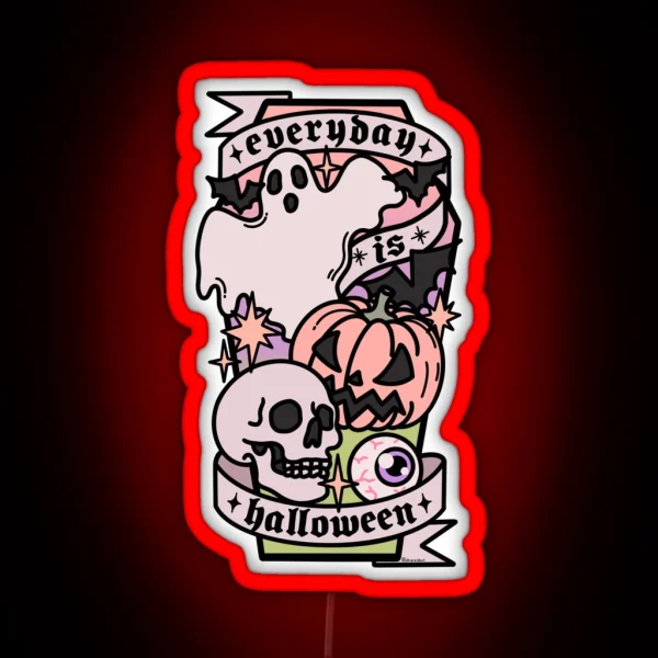 Halloween Everyday RGB Neon Sign