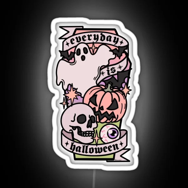 Halloween Everyday RGB Neon Sign