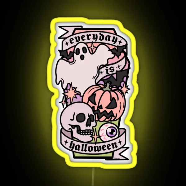 Halloween Everyday RGB Neon Sign