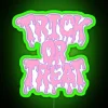 Halloween funny sarcastic quote trick or treat neon light decoration