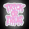 Halloween funny sarcastic trick or treat quote RGB LED sign