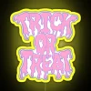 Halloween funny sarcastic quote trick or treat led inspired sign