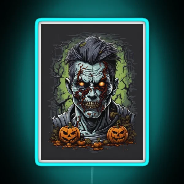 Halloween Ghost RGB Neon Sign