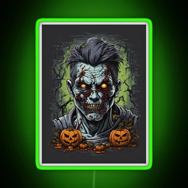 Halloween Ghost RGB Neon Sign
