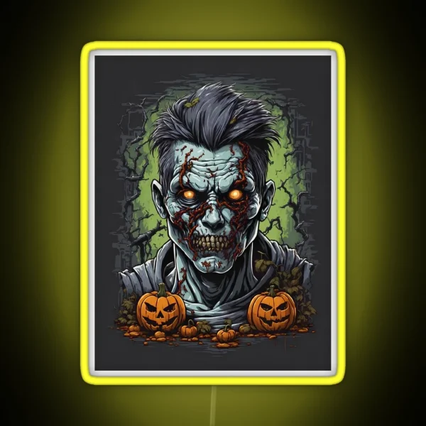 Halloween Ghost RGB Neon Sign