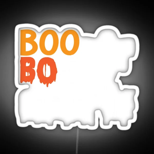 Halloween Nurse Boo Boo Crew Pumpkin RGB Neon Sign