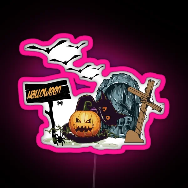 Halloween RGB Neon Sign