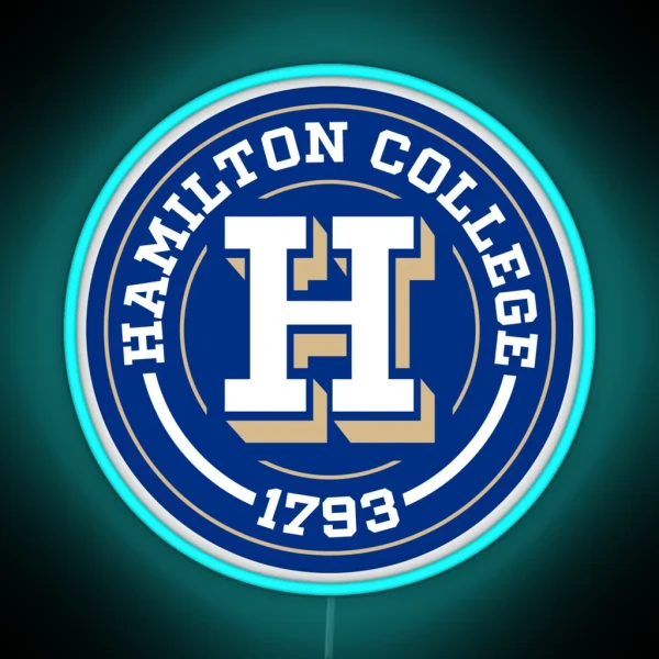 Hamilton College Circle RGB Neon Sign