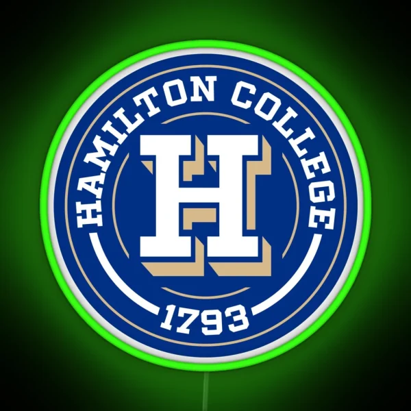 Hamilton College Circle RGB Neon Sign